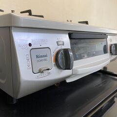 Q1002　美品　リンナイ　ガステーブル　LPガス　2018年製　DCM01BEL　水無グリル　動作良好　カード利用可能　プラクラすすきの店　札幌