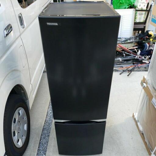☆極美品☆東芝 TOSHIBA 冷凍冷蔵庫　2ドア　170L　右開き　GR-R17BS(K)　2020年製　直接引取大歓迎！