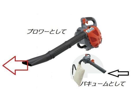 お買い上げありがとうございます。実動 美品!　タナカ　THB-260PFS　エンジンブロワー＆バキュームの二刀流