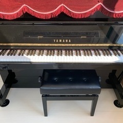 YAMAHA 美品 アップライトピアノ　サイレント　消音機能　ピアノ　グランドピアノ　電子ピアノ　ブラック　黒
