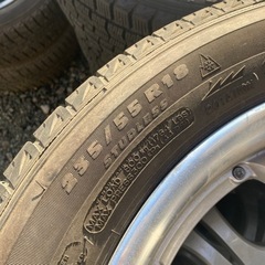 18インチ ホイール & ミシュラン 235/55R18 4本セット レクサスNX RXハリアー ムラーノ エクストレイル CR-V CX-8 エスクード