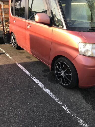 ★ダイハツ軽乗用車に！ツライチ15インチアルミホイール（やや引っ張り中古タイヤ付き）・無傷です！
