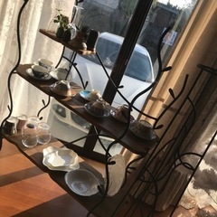 アイアン　飾り棚