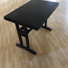 【ネット決済】黒色カフェテーブル