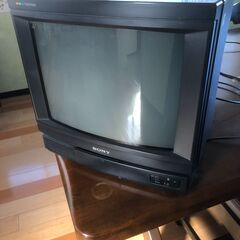 1989年（昭和64年、平成元年）製のレトロなテレビ③ 型番KV...