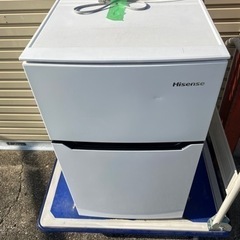 【中古】格安！Hisense（ハイセンス）2ドア93L冷凍冷蔵庫