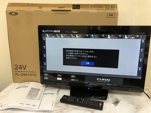 2019年製 FUNAI ハイビジョン液晶テレビ 外付けHDD対応　FL-24H1010
