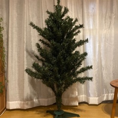 【ネット決済】オーナメント、ライト付　クリスマスツリー　120cm