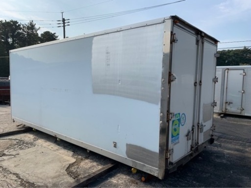 No.551 保冷バン 4ｔ 車 アルミ 箱 バイク 倉庫 トラック コンテナ 米 保管庫 物置 DIY