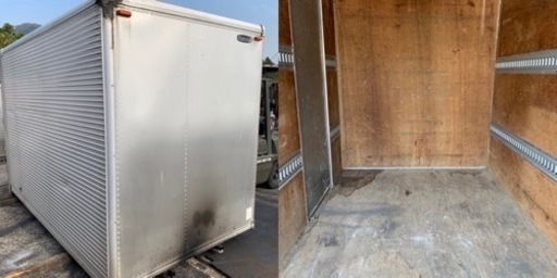 No. 555アルミ 箱 バイク 倉庫 トラック コンテナ 米 保管庫 物置 DIY