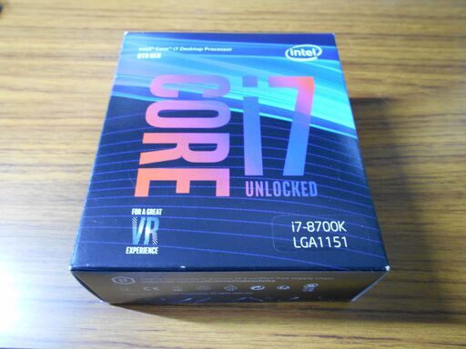 PCパーツ LGA1151 CPU i7-8700k