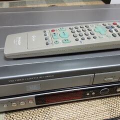 シャープ DV-RW190 VHS⇔DVD ダビOKビデオデッキ...