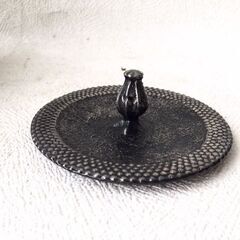 ☆未使用☆ 砂鉄 丸南部アラレ鉄瓶 成龍堂鋳造所 及川齋峰
