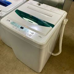 Q1006 分解清掃済み ヤマダ 4.5㎏ 洗濯機 2017年製 YWM-T45A1 送料A