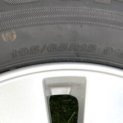 ◆新車外し◆ NISSAN 日産 セレナ 純正 ブリヂストン エコピア150 195 / 65R15 15インチ 15x5.5J アルミホイール タイヤ 4本セット
