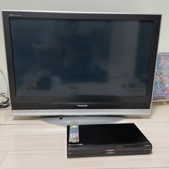 パナソニック42型プラズマテレビ DVDレコーダー