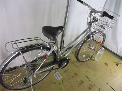 B568　目玉商品　整備済み★ブリヂストン　PREVIO　シルバー　5段　ベルト★ 中古自転車 【26インチ 】