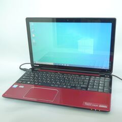【ネット決済・配送可】新品SSD タッチ可 赤色 ノートパソコン...