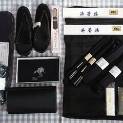 【売ります】喪服/反物一式/夏用/冬用/小物一式/25点セット【新品未使用】