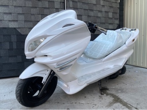 ピッカピカホワイトカスタム‼︎ 【YAMAHA マジェスティ】スピーカー４発‼︎