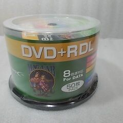 【未開封】DVD+RDL（片面2層/8.5GB）／50枚パック