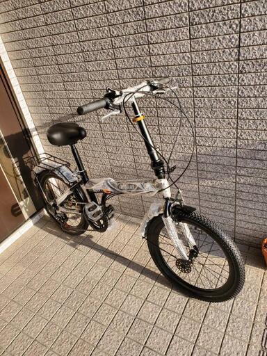 新品未使用  ６段ギア折りたたみ自転車