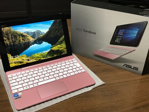 【美品】ASUS WINDOWS10タブレットPC ピンクゴールド