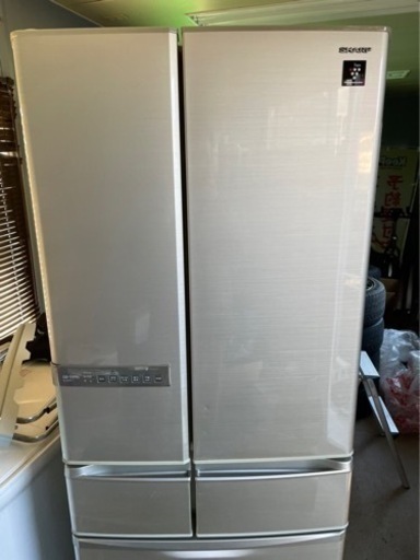 シャープ 6ドア冷凍冷蔵庫 465L SJ-XF47T-N プラズマクラスター 自動製氷付 6ドア冷蔵庫 SHARP
