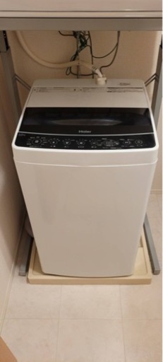 【12/1までの引取り】美品 2019年製　Haier 5.5kg 全自動洗濯機