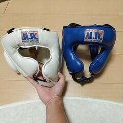 【ネット決済】ヘッドギア2セット、ボクシンググローブ7オンス