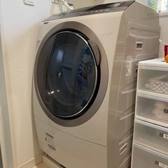 【ネット決済・配送可】値下げ　美品　シャープ　ドラム式洗濯機　 ...