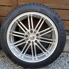 スタッドレス　ホイールセット　深溝　タイヤ新同品