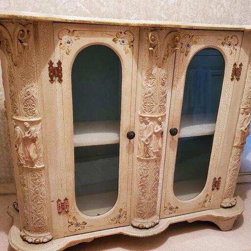 【輸入家具】◇コンソールテーブル◆特大◇ロココ調◆猫脚◆◇Italy 輸入家具】コンソールテーブル◇◇ロココ調◇◇ヴィンテージ◇◇Italy◇◇