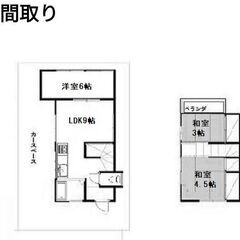 貸家 川越市下広谷３LDK多頭飼いペット可敷金礼金更新料無...