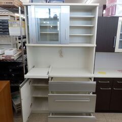 【訳アリ格安】 レンジボード 松田家具 幅118cm レンジ台 キッチンボー 118×47.5×197cm 大型 札幌 西野店