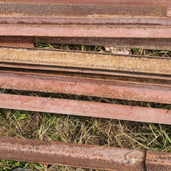 鉄のアングル　16本+2本11900