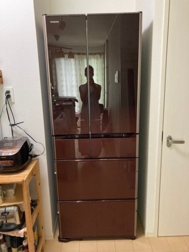 HITACHI 冷凍冷蔵庫：6ドア 定格内容積505L（R-X5200F） www