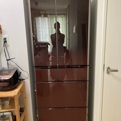【ネット決済】HITACHI 冷凍冷蔵庫：6ドア 定格内容積50...