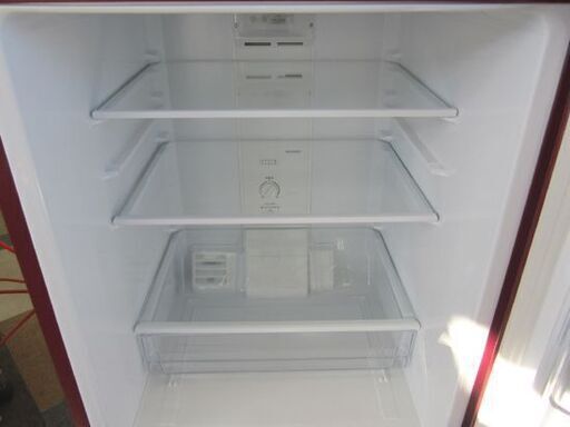 ☆2020年製 168L アクア 2ドア冷蔵庫 AQR-17JBK(R) 赤 170Lクラス 高年