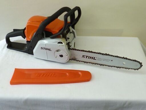【自社配送は札幌市内限定】STIHL/スチール エンジンチェーンソー MS180C-BE ガイドバー35cm 2021年製 軽量コンパクト！ 動作OK 【USED】