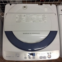 SHARP 5.5kg全自動洗濯機ES-GE55R 2016年製