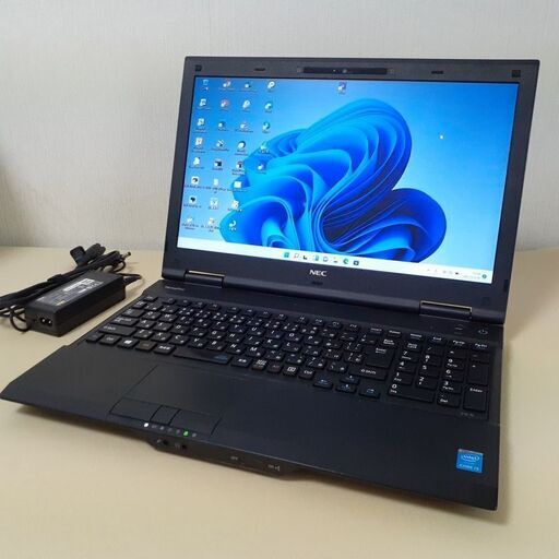 りーこ様　Windows11　☆SSD＋HDDのデュアルPC☆　NEC 15インチノート　カメラ　Wi-Fi　Bleutooth　マルチ　HDD：500GB　③