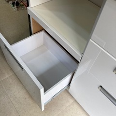 キッチンボード 大 食器棚 105 レンジ台 白 引っ越し 新生活 