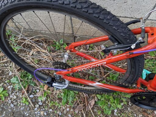 GIANT ROCK4500 クロスバイク化 クロスバイク化 GIANT ROCK4500