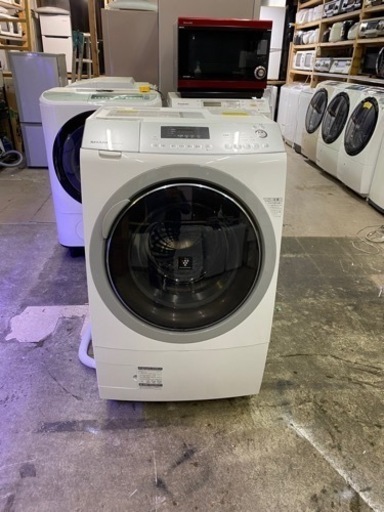 シャープドラム式洗濯機　2016年製10.0kg/6.0kg