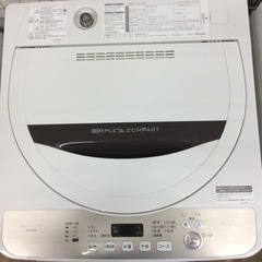 SHARP 4.5Kg全自動洗濯機 ES-GE4B 2018年製
