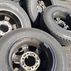 個人出品 ハイエース キャラバン 15インチ アルミ ウェッズ 195/80R15LT