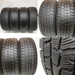 ＜スタッドレスタイヤ・ホイール 4本＞ 195/65R15 ダンロップ 80% 15x6J トヨタ純正 5H -100 プリウス ウィッシュ   ～横浜市旭区 ズーラシア近く～ 