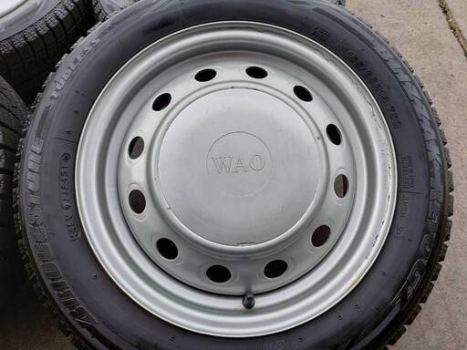 ＷＡＯ社外スチールホイール １４インチ スタッドレス 軽自動車 ＮＢＯＸ，タント