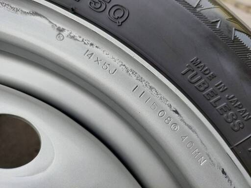 ＷＡＯ社外スチールホイール １４インチ スタッドレス 軽自動車 ＮＢＯＸ，タント